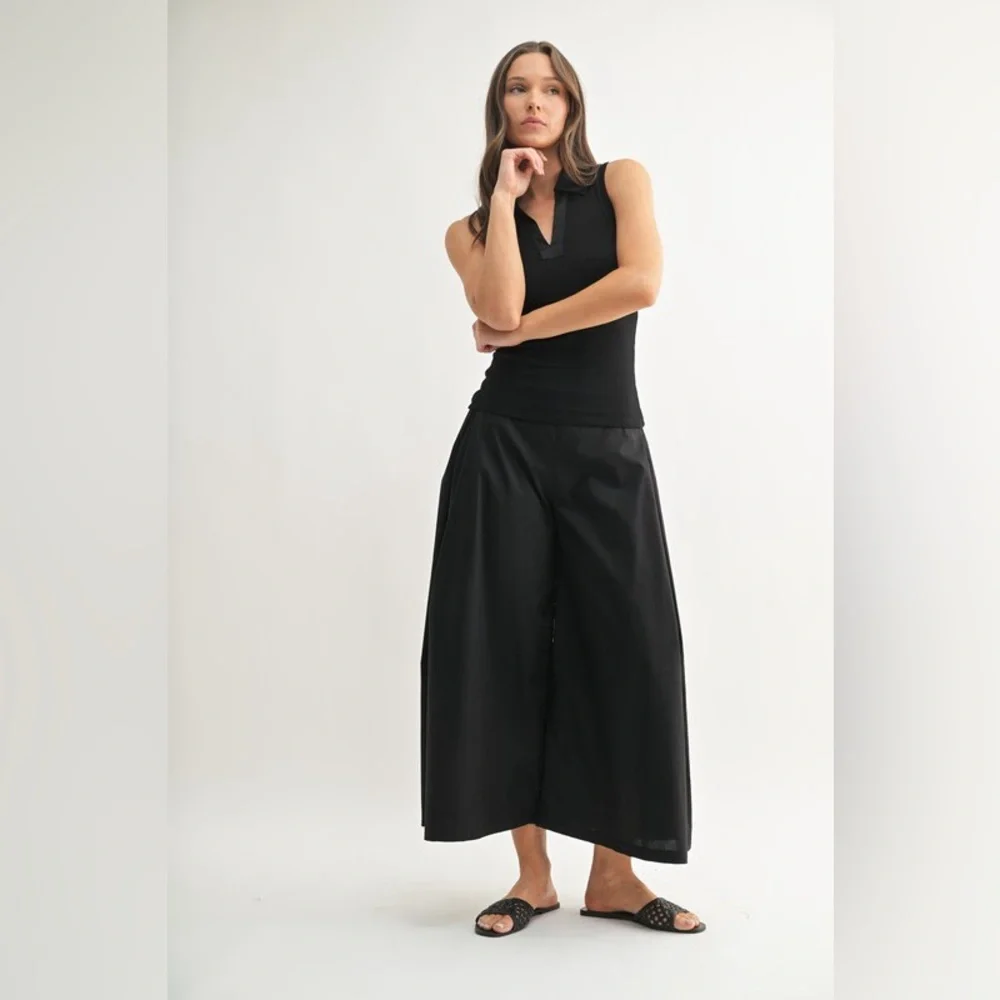 MB2 Mono B Spring Breeze Polo & Pants Set Black - Picture 1 of 5